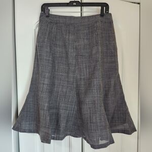Wonderful Fine Wool Plaid Skirt by Banana Republic in a Size 6!